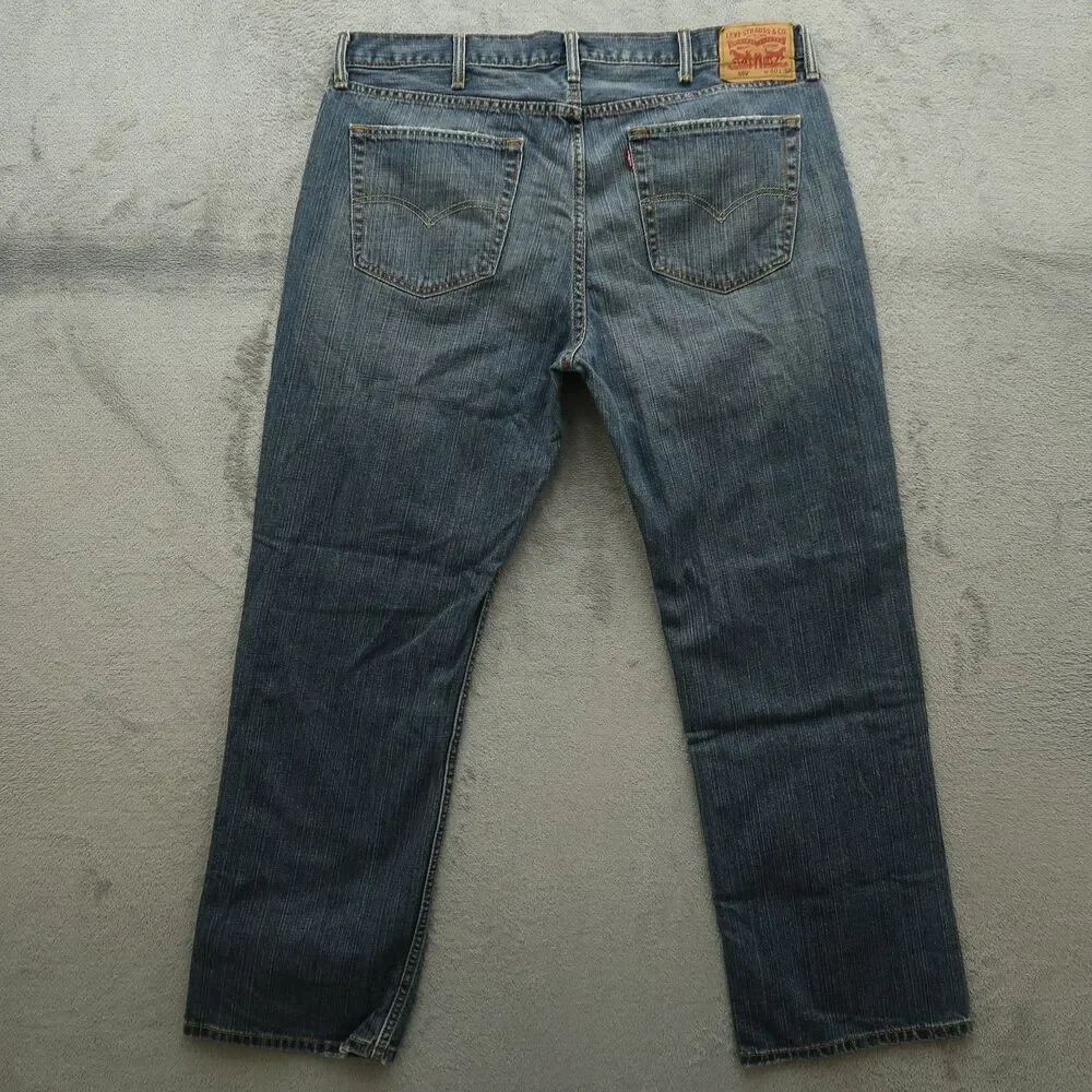 Levi's 559 Jeans Mens Size 40x32 Blue Relaxed Straight 100% Cotton Denim Pants